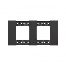 Рамка декоративная Bticino KA4802M2KG Living Now 2 поста (2+2 модуля) черный