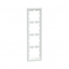 Рамка MERTEN MTN4040-6535 D-Life 4 постовая белый лотос