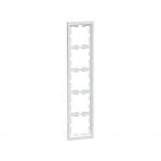 Рамка MERTEN MTN4050-6535 D-Life 5 постовая белый лотос