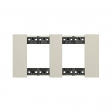 Рамка декоративная Bticino KA4802M2KM Living Now 2 поста песочный