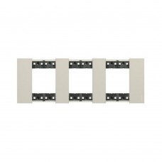 Рамка декоративная Bticino KA4802M3KM Living Now 3 поста (2+2+2) песочный