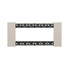 Рамка декоративная Bticino KA4806KM Living Now 6 модулей песочный