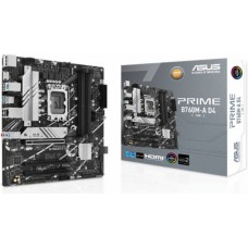Материнская плата ASUS PRIME B760M-A D4-CSM, B760, 1700, 4xDDR4, 3xPCI-Ex16, 2xM.2, 4xSATA, DP, 2xHDMI, 2.5Gb Ethernet, BOX