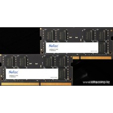 Модуль памяти для ноутбука Netac Basic, NTBSD4N26SP-16, DDR4 SO-DIMM, 16Gb, 2666Mhz, C19 (NTBSD4N26SP-16)
