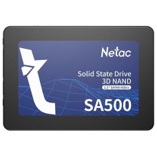 Твердотельный накопитель SSD 128Gb, SATA 6 Gb/s, Netac SA500, 2.5", 3D TLC, 500R/400W (NT01SA500-128-S3X)