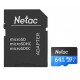 Карта памяти MicroSD 64GB Class 10 U1 Netac P500 NT02P500STN-064G-R с адаптером SD