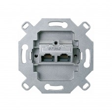 Компьютерная розетка RJ45 мех-м MERTEN MTN465706 х2 8/8 кат. 6