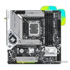 Материнская плата ASRock B760M STEEL LEGEND WIFI LGA1700 4xDDR5 4xSATA RAID 3xM.2 HDMI DP eDP mATX