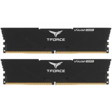 Комплект модулей памяти TeamGroup Team T Force Vulcan DDR5 64Gb (32x2), 6000MHz, CL38, FLBD564G6000HC38ADC01, Black