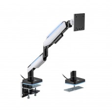Настольный кронштейн с газлифтом XG MGG-1749 white для 1 монитора (17"-49") Белый
