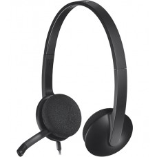 Гарнитура Logitech H340 (USB, кабель 1.8м) (M/N: A-00044) (981-000475)