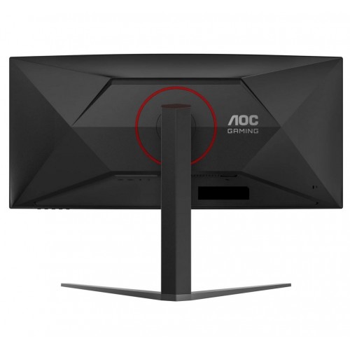 Монитор Игровой 34" AOC CU34G4/01 VA 3440x1440 180Hz 0,5ms 300cd/m2 1500R 2500:1 2xHDMI DP Черный