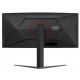 Монитор Игровой 34" AOC CU34G4/01 VA 3440x1440 180Hz 0,5ms 300cd/m2 1500R 2500:1 2xHDMI DP Черный