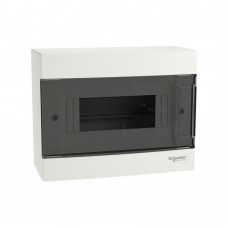 Щит навесной SE EZ9EUC108 8 модулей дымчатая дверь