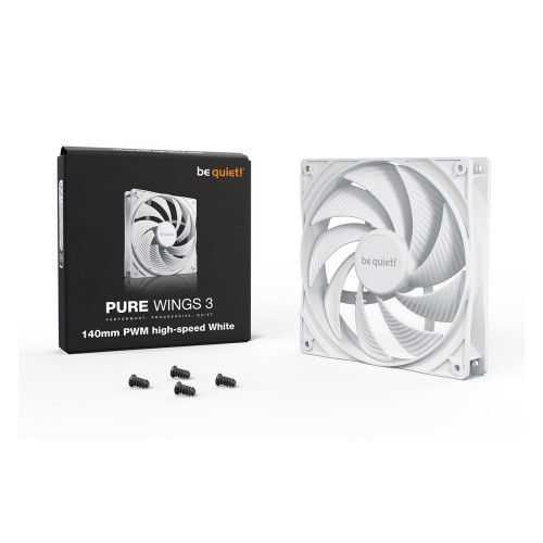 Вентилятор для компьютерного корпуса Bequiet! Pure Wings 3 140mm PWM high-speed White