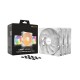 Вентилятор для компьютерного корпуса Bequiet! Light Wings LX 140mm PWM high-speed White Triple pack