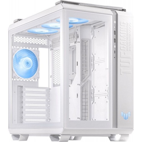 Корпус ASUS TUF Gaming GT502 PLUS TG ARGB WHITE ATX/mATX/mITX GT502 PLUS/WHT/TG//