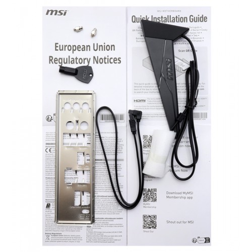 Материнская плата MSI PRO B850-S WIFI6E AM5 4xDDR5 4xSATA RAID 2xM.2 HDMI DP Type-C ATX