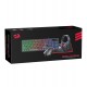 Клавиатура, мышь и наушники, USB,  Redragon S137 Черный, KeyBoard + mouse+headphone, Black (72335)