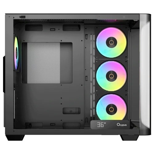 Корпус Ocypus Iota C70 BK Curve ARGB Digital ATX/mATX/mITX 2xUSB Type-C Черный Iota-C70-BKD400CD-GL