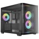 Корпус Ocypus Iota C50 BK Curve ARGB Digital mATX/ITX 2xUSB Type-C Черный Iota-C50-BKD300CD-GL