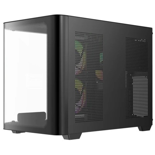 Корпус Ocypus Iota C50 BK Curve ARGB Digital mATX/ITX 2xUSB Type-C Черный Iota-C50-BKD300CD-GL