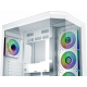 Корпус FSP U580-WA, ULTRA Tower ATX, ATX(BTF), M-ATX, Mini-ITX, VGA up to 415mm, 7xARGB FAN,White