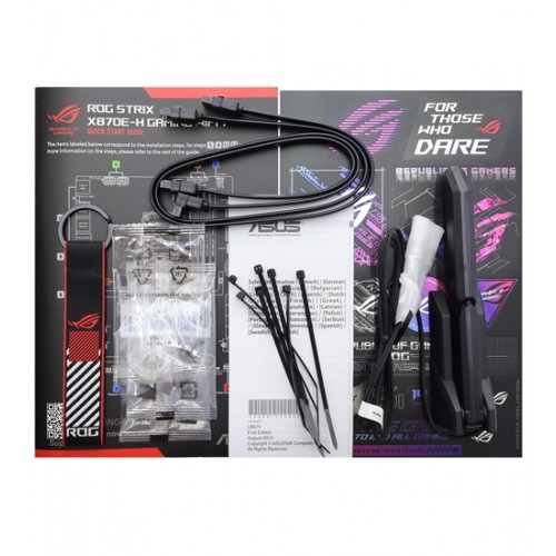 Материнская плата ASUS ROG STRIX X870E-H GAMING WIFI7 AM5 4xDDR5 4xSATA 4xM.2 HDMI 3xType-C ATX