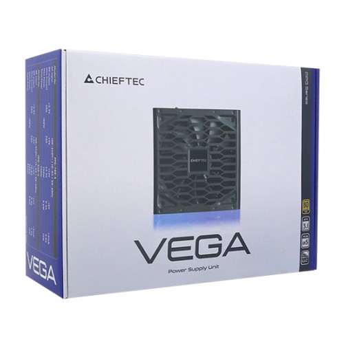 Блок питания ATX Chieftec Vega, PPG-750-S, 750W, ATX3.1, Power supply 80plus Gold