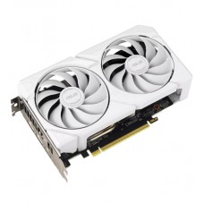 Видеокарта ASUS RX 9060 XT DUAL WHITE [DUAL-RX9060XT-16G-WHITE], 16 GB, GPU AMD,, HDMI/2DP, GDDR6/128bit, [DUAL-RX9060XT-16G-WHITE]