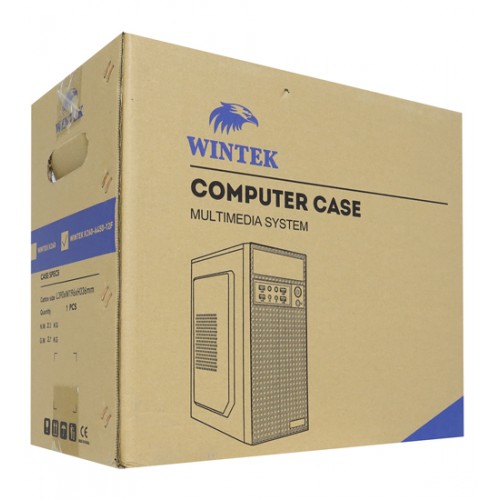 Корпус ATX mini tower  Wintek, K260,(Без БП), Black, Case m, (Без
