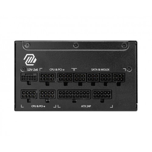 Блок питания MSI MAG A1000GL PCIE5 WHITE, 1000W, Active PFC, 80+ GOLD, Full Modular, ATX3.1, Белый