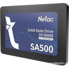Твердотельный накопитель SSD 960Gb, SATA 6 Gb/s, Netac SA500, 2.5", 3D TLC, 530R/475W (NT01SA500-960G-S3X)