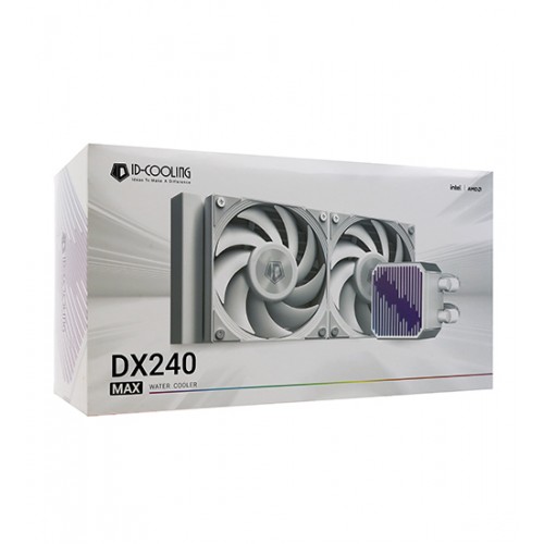 Водяное охлаждение ID-Cooling DX240 MAX White, for S1700/1200/1851/115x/AMD (DX240 MAX White)