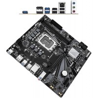 Материнская плата GIGABYTE B760M H V2, LGA1700, B760, HDMI+DP, 2xDDR5, M.2, 4xSATA, MATX (B760M H V2)