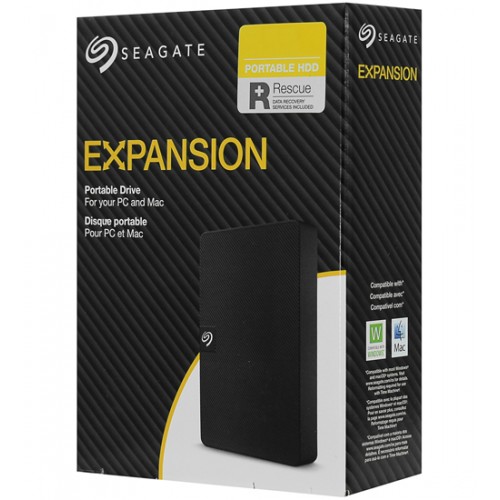 Внешний HDD Seagate  4Tb  Expansion STKM4000400 2,5" USB3.0 Черный Пластик