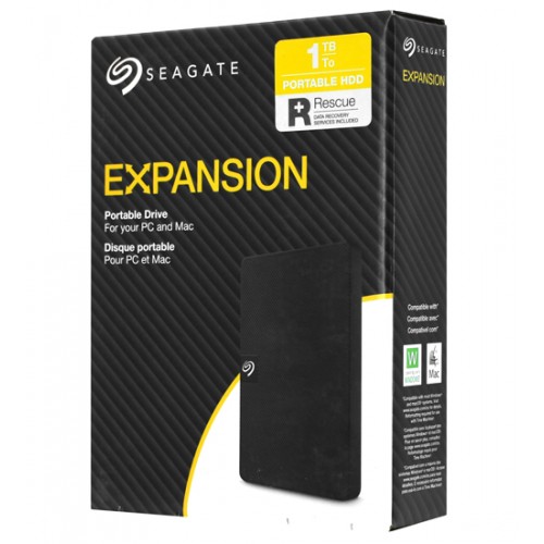 Внешний HDD Seagate  1Tb  Expansion STKM1000400 2,5" USB3.1 Gen 1 Черный Пластик