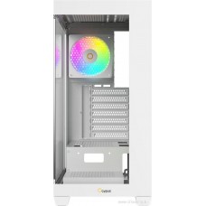 Корпус Ocypus Gamma C72 WH ARGB ATX/mATX/ITX 3xUSB Белый Gamma-C72-WHD400XX-GL