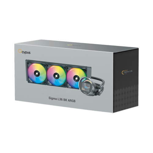 Водяное охлаждение для CPU Ocypus Sigma L36 BK ARGB TDP 300W 4-pin Intel/AMD Черный