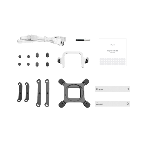 Водяное охлаждение для CPU Ocypus Sigma L24 WH ARGB TDP 280W 4-pin Intel/AMD Белый