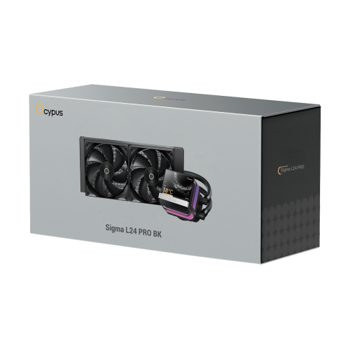 Водяное охлаждение для CPU Ocypus Sigma L24 PRO BK TDP 290W 4-pin Intel/AMD Черный