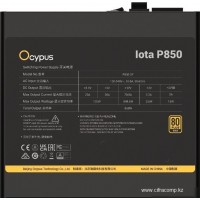 Блок питания Ocypus Iota P850 Черный 850W Full Modular, 80+ GOLD, КПД 91% Iota-P850-G1FFBK024X-EU