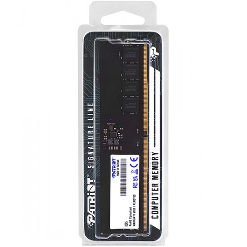 Модуль памяти Patriot Signature, PSD516G560081, DDR5, DIMM, 16Gb, 5600Mhz, CL46 (PSD516G560081)