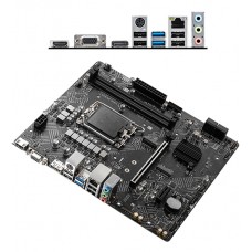 Материнская плата MSI PRO H610M-G DDR4, MB Socket1700, MATX, iH610 (VGA+DP+HDMI) 2DDR4, PCIx16, PCIx1