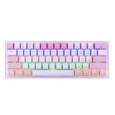 Клавиатура USB, Redragon Fizz, (70672), розовый, KeyBoard mechanical, pink