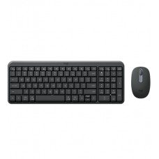 Клавиатура и мышь беспроводные, Logitech MK250, Черный, KeyBoard + mouse Wireless, 1AA, black