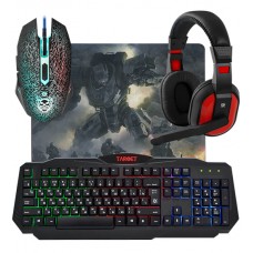 Клавиатура + мышь + гарнитура, USB, Defender Target MKP-350, 52350, KeyBoard mouse garnitura