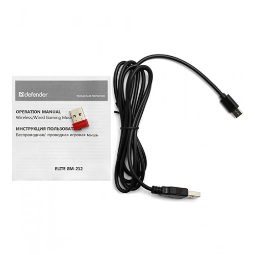Мышь Defender Elite GM-212, USB, Black,  (52212)