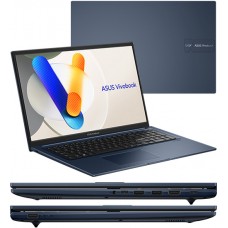 Ноутбук ASUS VivoBook 17 X1704VA-AU1017 (90NB13X2-M00J00), NB Core 5-120U-1.4/512GB SSD/16GB/17.3" FHD, Dos
