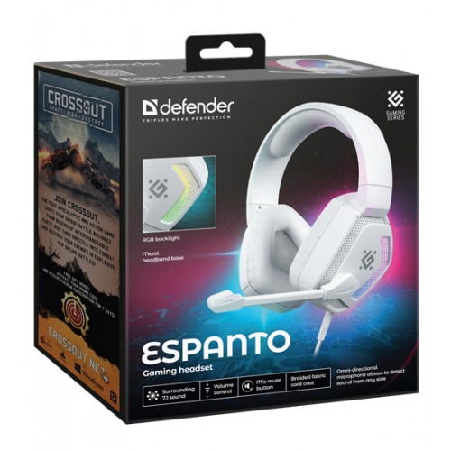 Гарнитура Defender Espanto, игровая, 7.1,, Garnitura (62470)